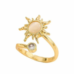 Pierścionek SPINNER Słońce antystresowy REGULOWANY fidget (Kopia)  damski